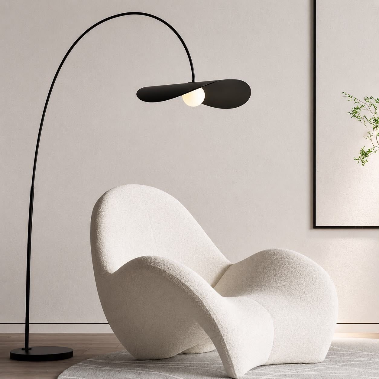 Modern designer floor lamp