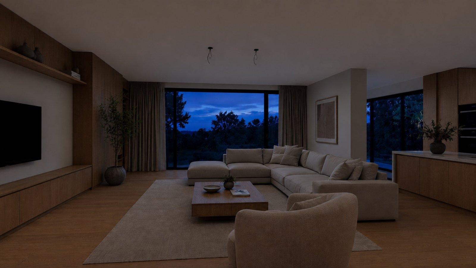 Architectural home lighting and interiors
